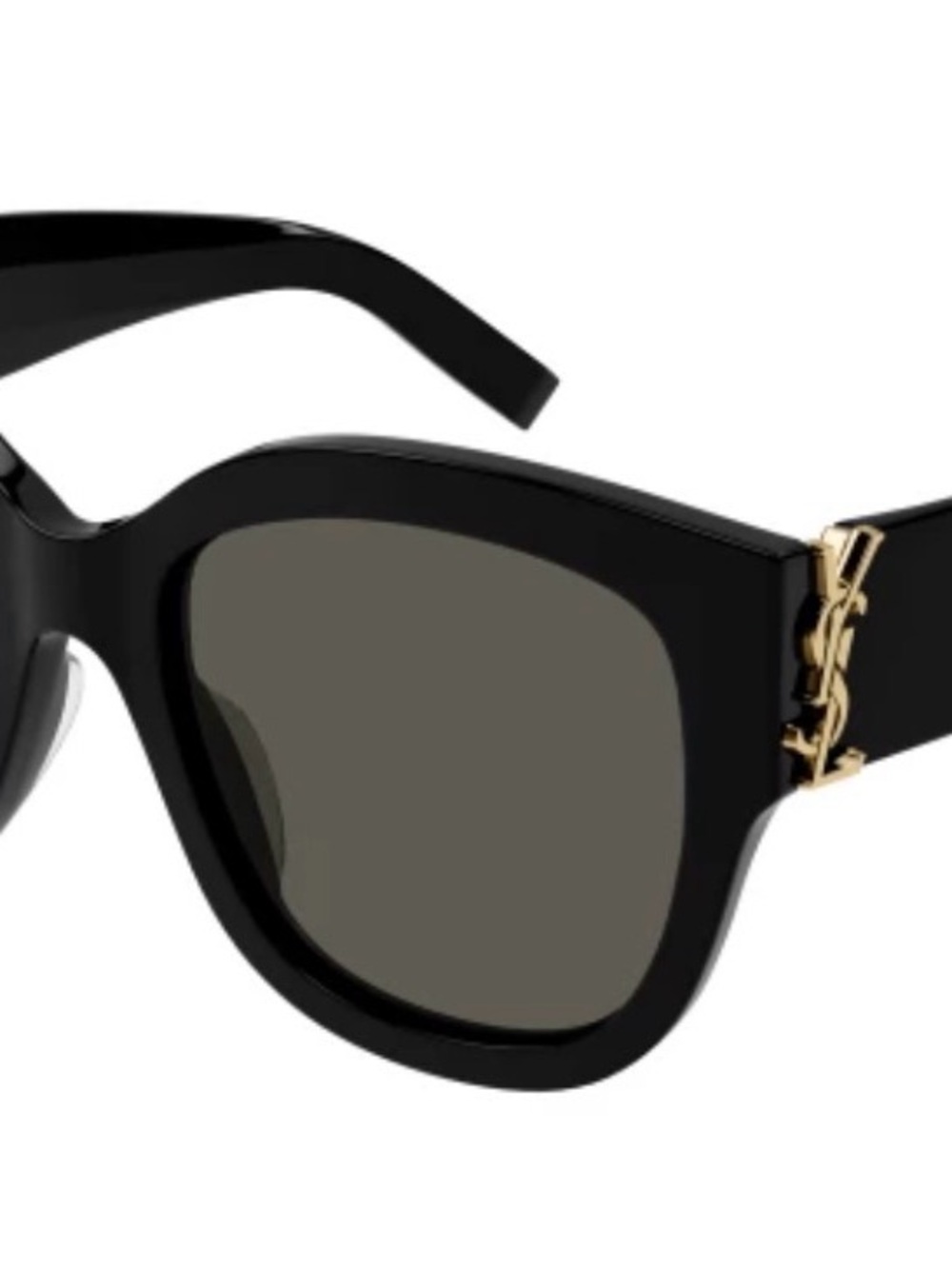 NWT Yves Saint Laurent Black Oversized Sunglasses ($580 Retail) - Picture 2 of 5